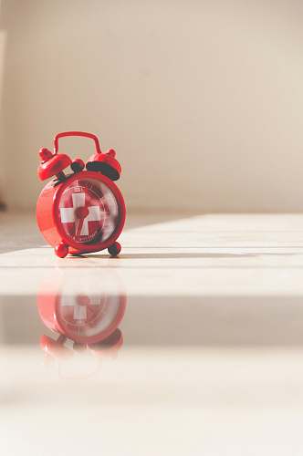 alarm clock red twin bell alarm clock red